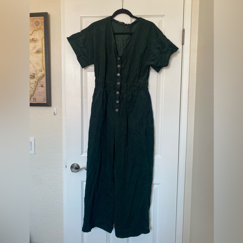 Madewell corduroy jumpsuit